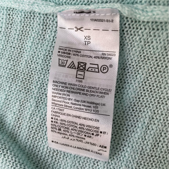 Gap Mint Cardigan - Picture 4 of 4